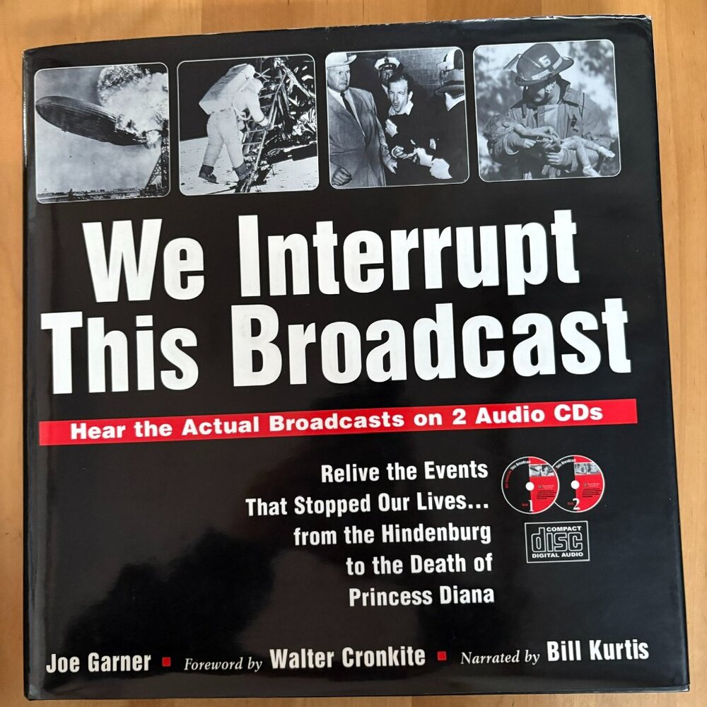 We Interrupt This Broadcast Hardcover Book + CDs
